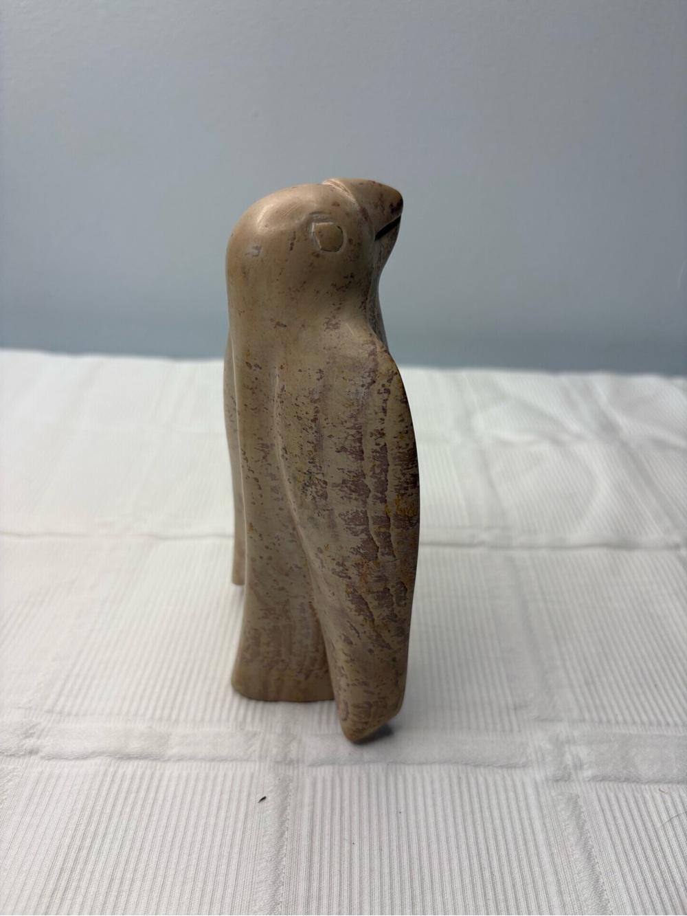 Hand Carved Soapstone Penguin Figurine - Picture 4 of 7